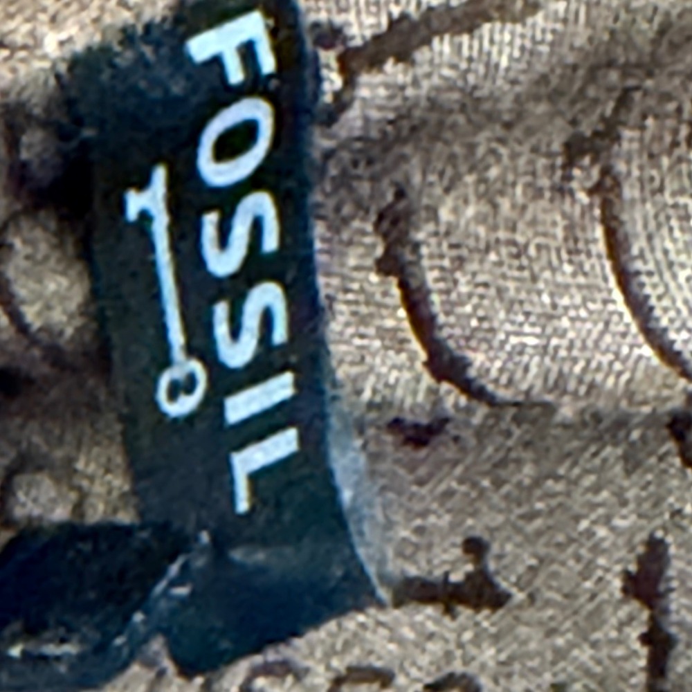 Fossil Long Live Vintage Leather Tote Bag Womens Brown Key Lock Satchel Handbag - Picture 13 of 16